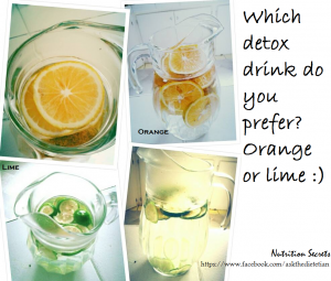 orange or lime